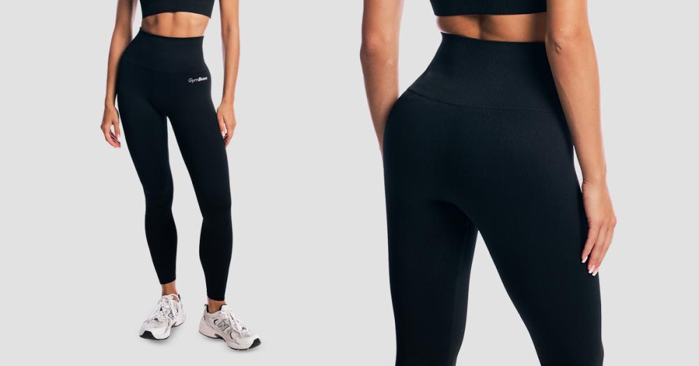 Дамски легени GymBabe Black - GymBeam