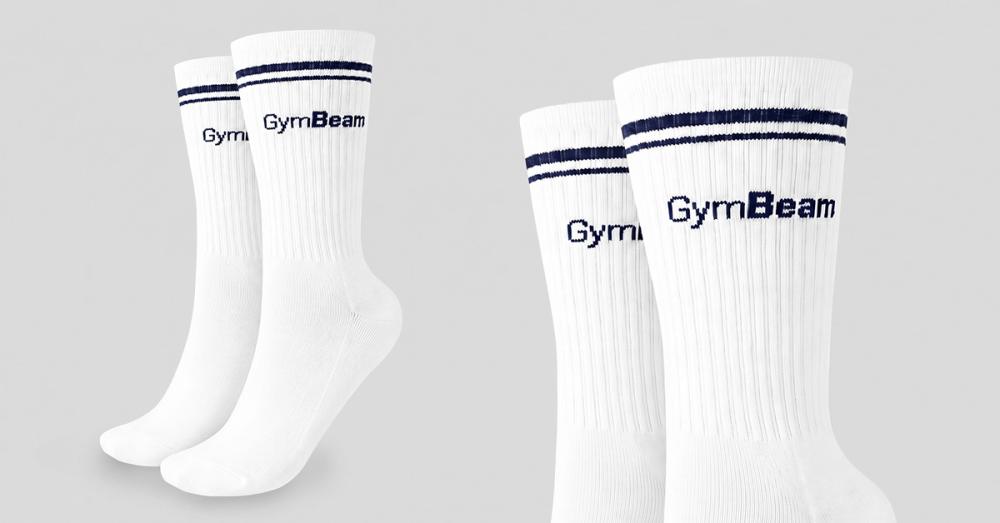 Чорапи Crew  White - GymBeam