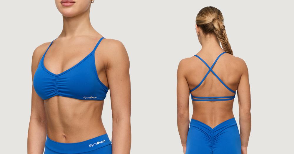 Спортен сутиен Fierce Blue - GymBeam