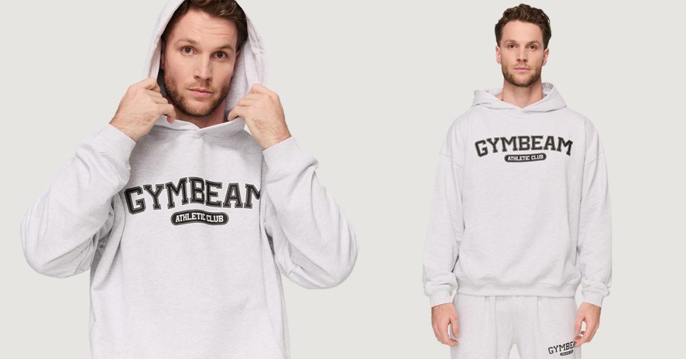 Суичър Varsity Grey - GymBeam