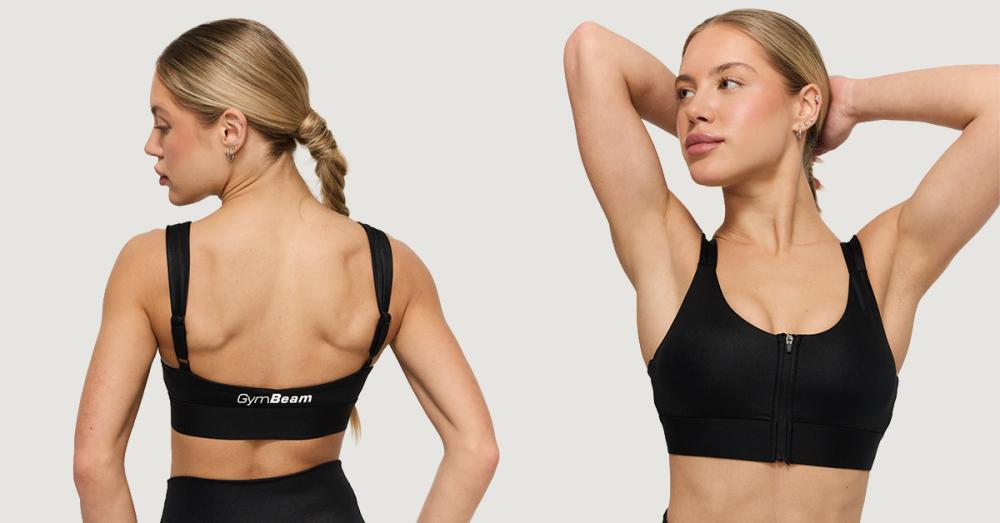 Спортен сутиен Prime Black - GymBeam