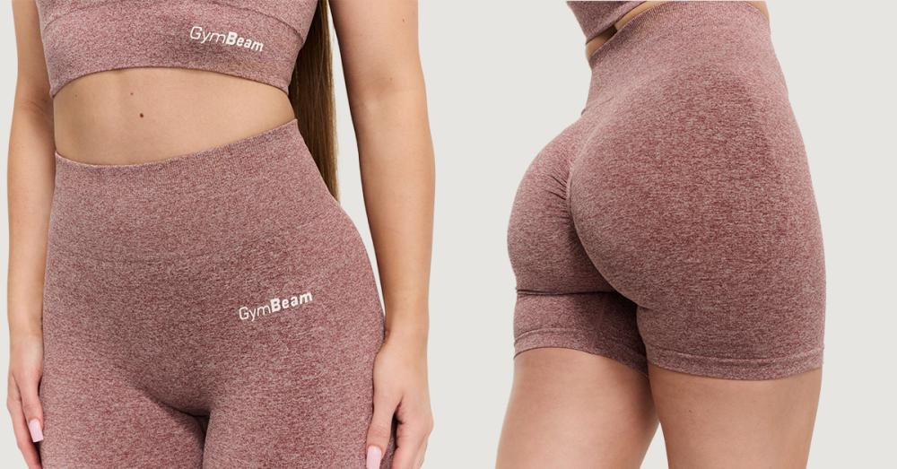 Дамски шорти FLO Mauve - GymBeam
