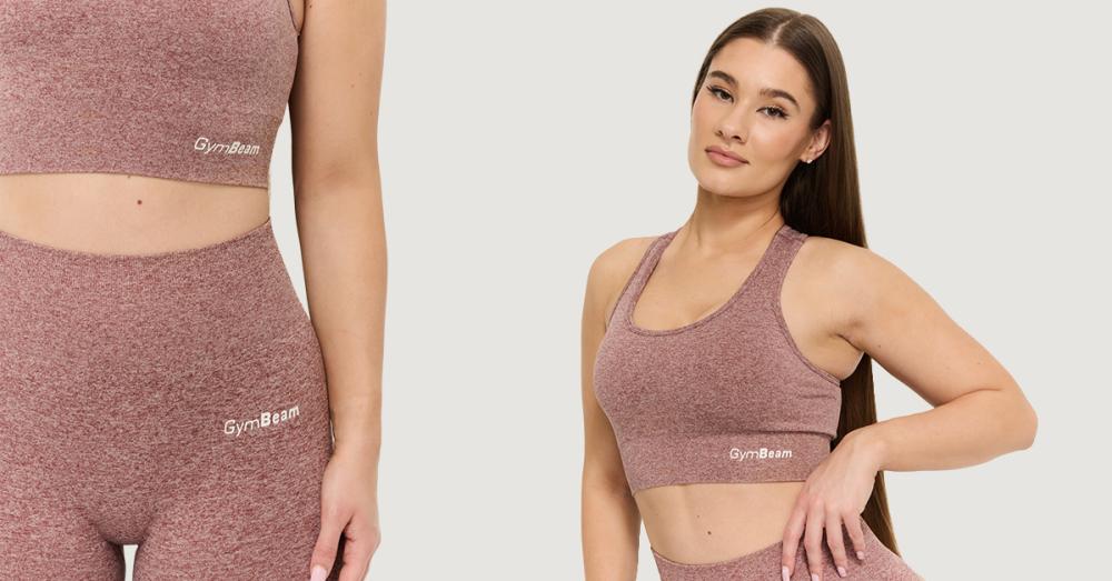 Спортен сутиен FLO Mauve - GymBeam