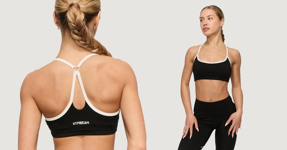 Спортен сутиен Varsity Black - GymBeam