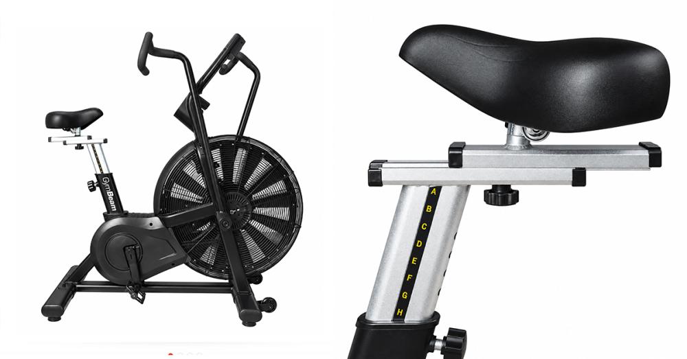 Air Bike GymBeam. Кардио тренажор, който комбинира въздушно и магнитно съпротивление за тренировка на цялото тяло. Предлага 8 тренировъчни режима и здрава стоманена конструкция с товароносимост 150 кг.