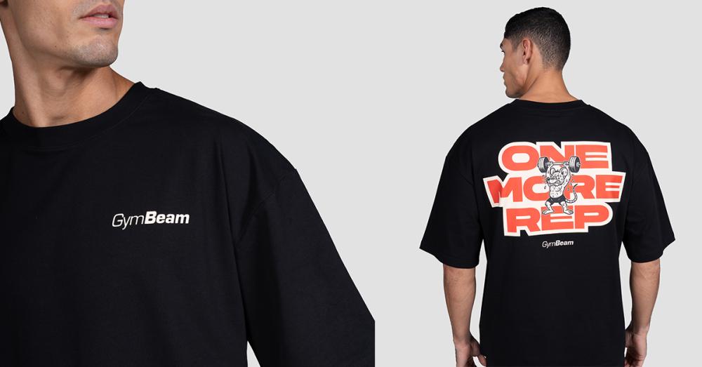 GymRat T-shirt Black - GymBeam