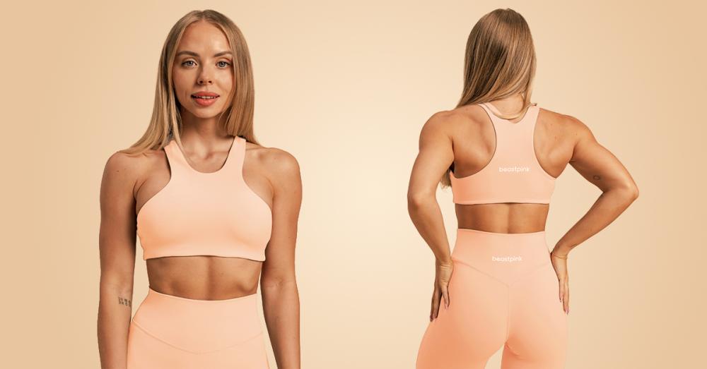 Venture Sports Bra Peach - BeastPink