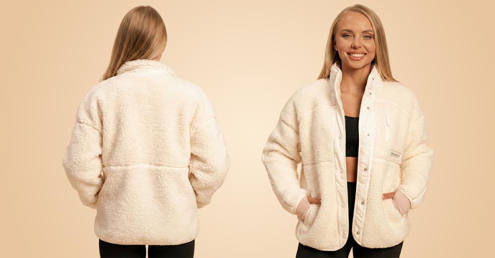 Women's Bliss Jacket Ivory - BeastPink