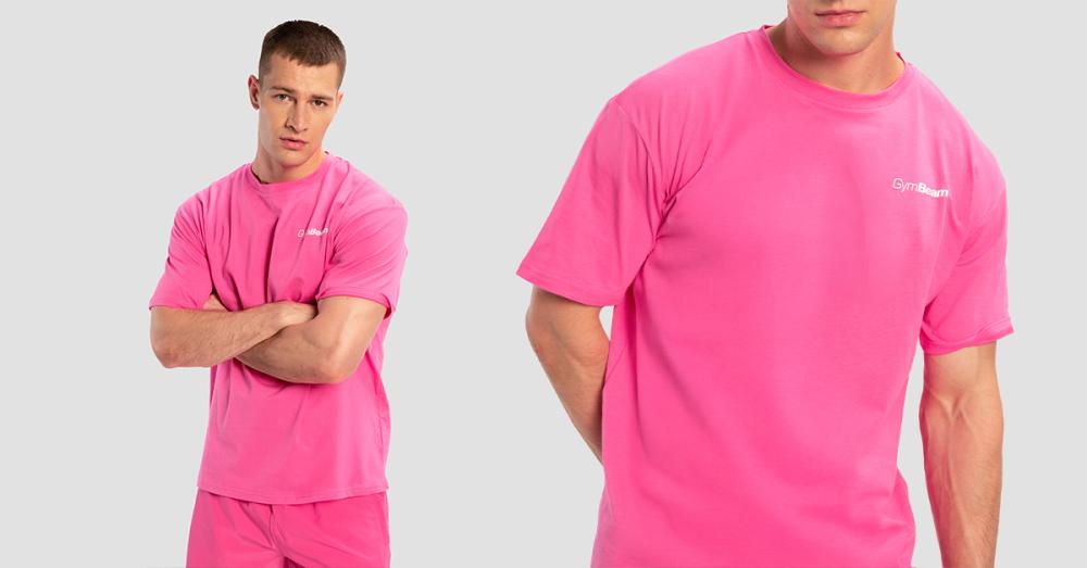 Черна тениска Oversized Limitless - GymBeam