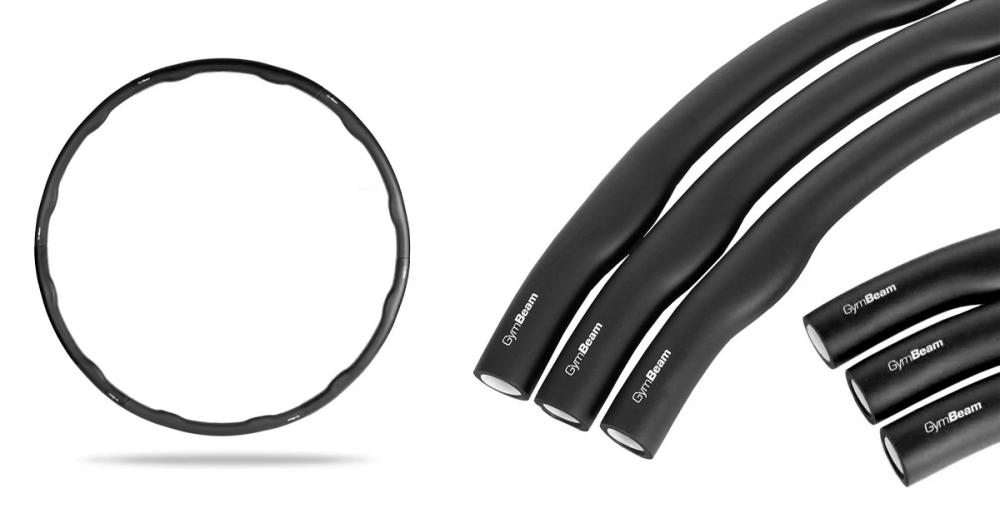 Hula Hoop Black - GymBeam