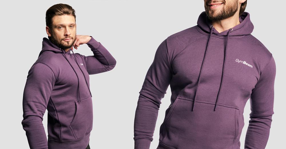 Суичър с качулка Obsidian - GymBeam
