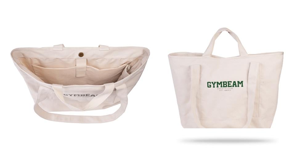 Спортна чанта Athletic Club Beige - GymBeam