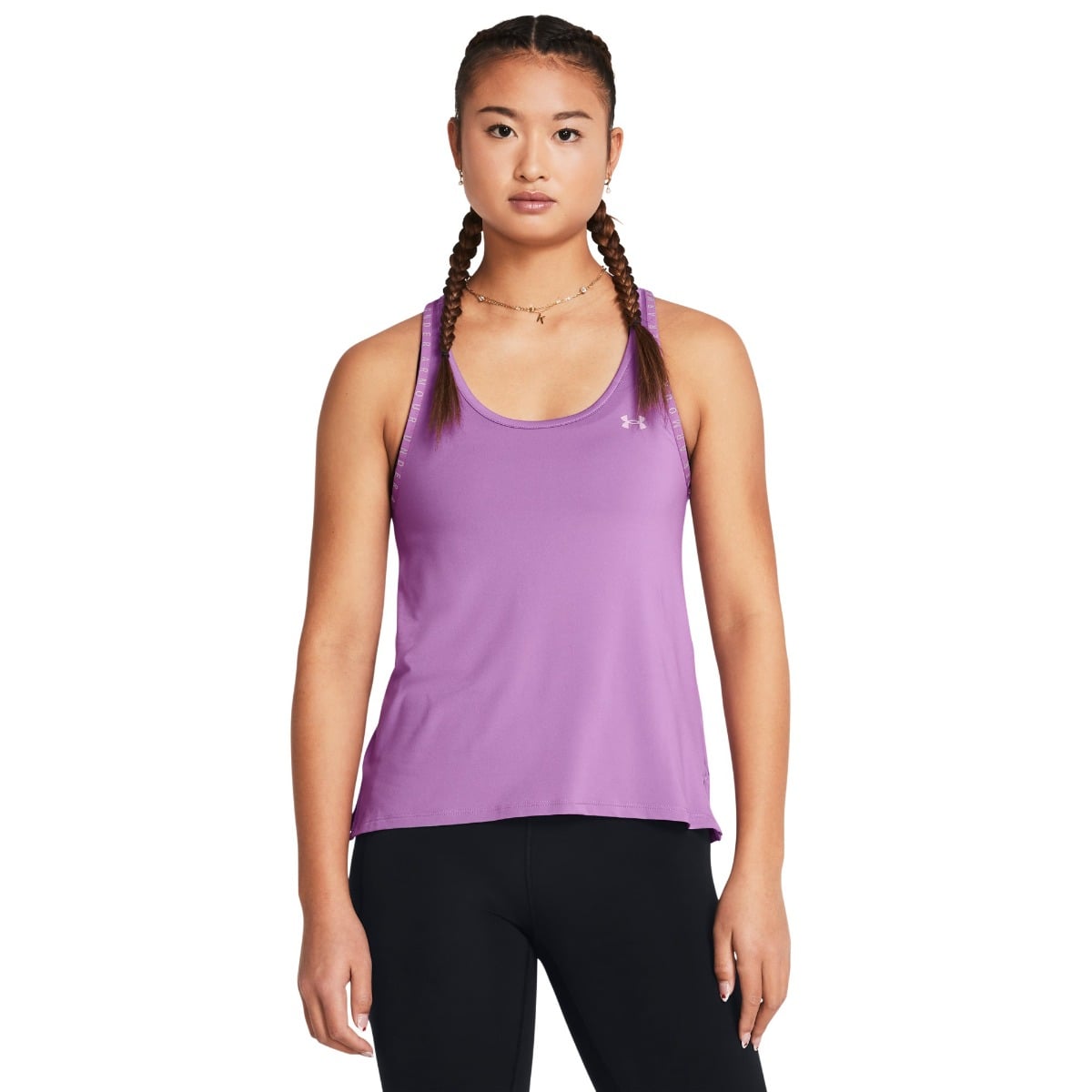 Дамски потник Knockout Tank Purple - Under Armour