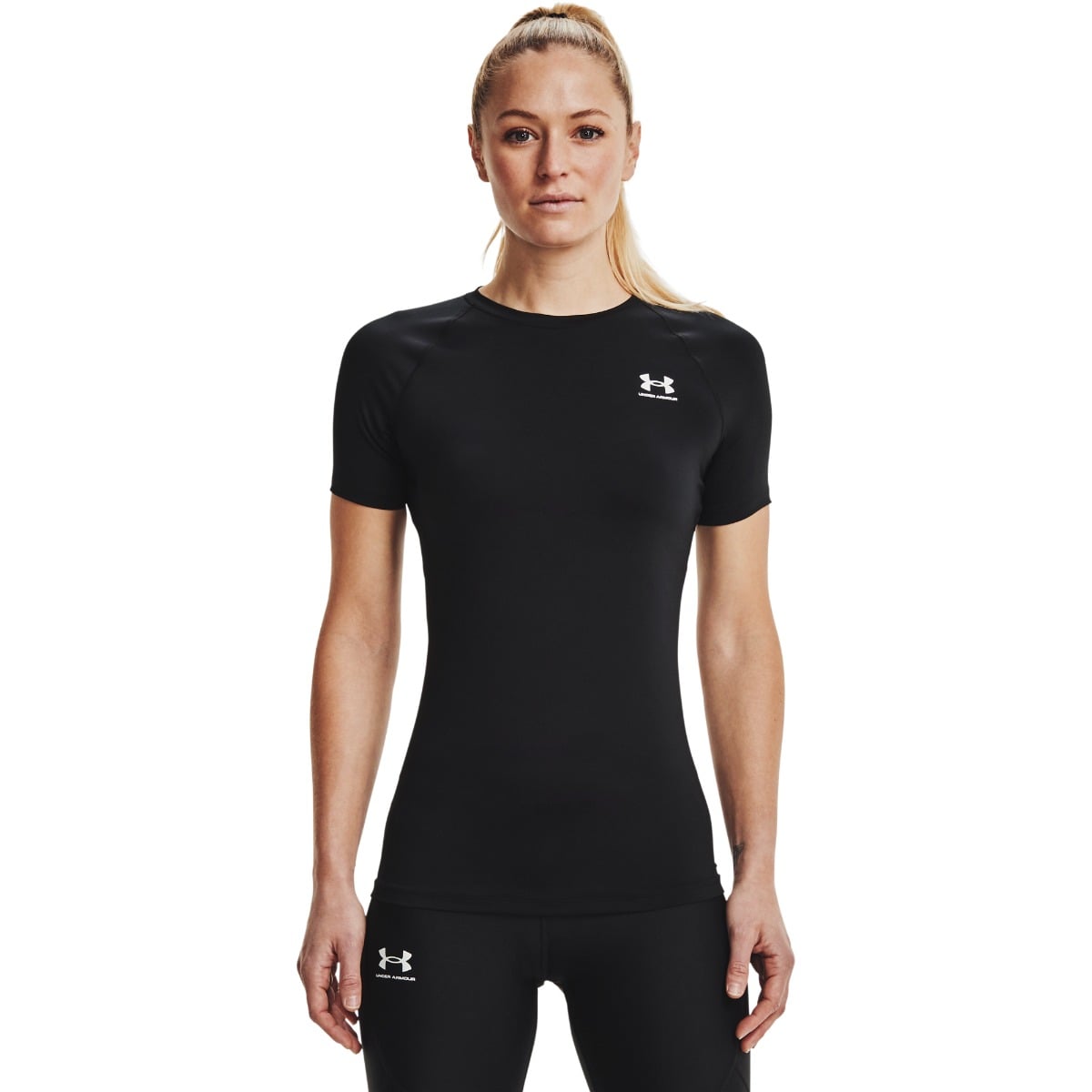 Дамска тениска HG Authentics Comp SS Black - Under Armour
