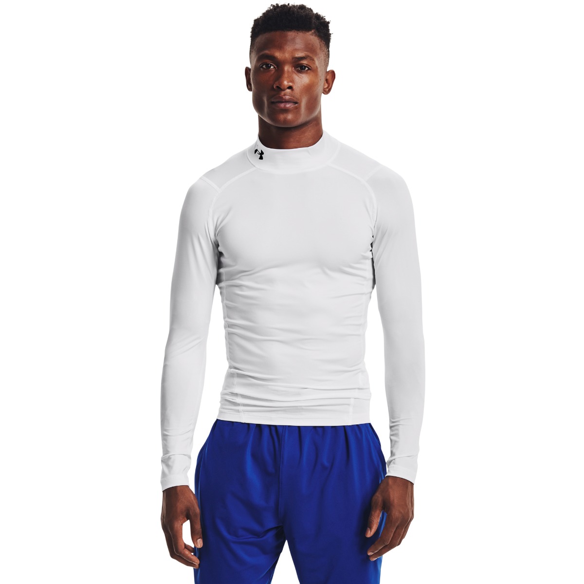Compression T-shirt HG Armour Comp Mock LS White - Under Armour