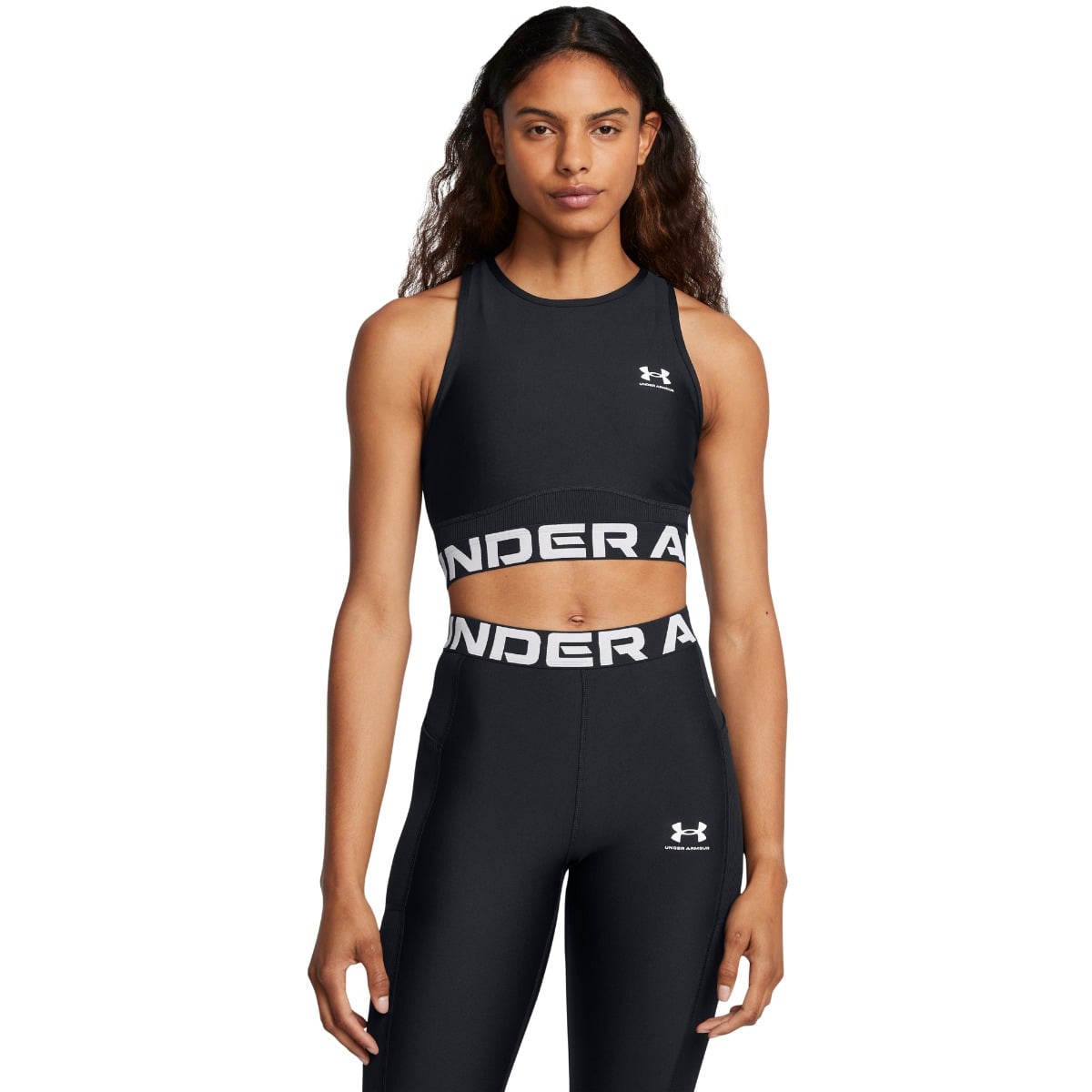 Дамски потник HeatGear Rib Black - Under Armour