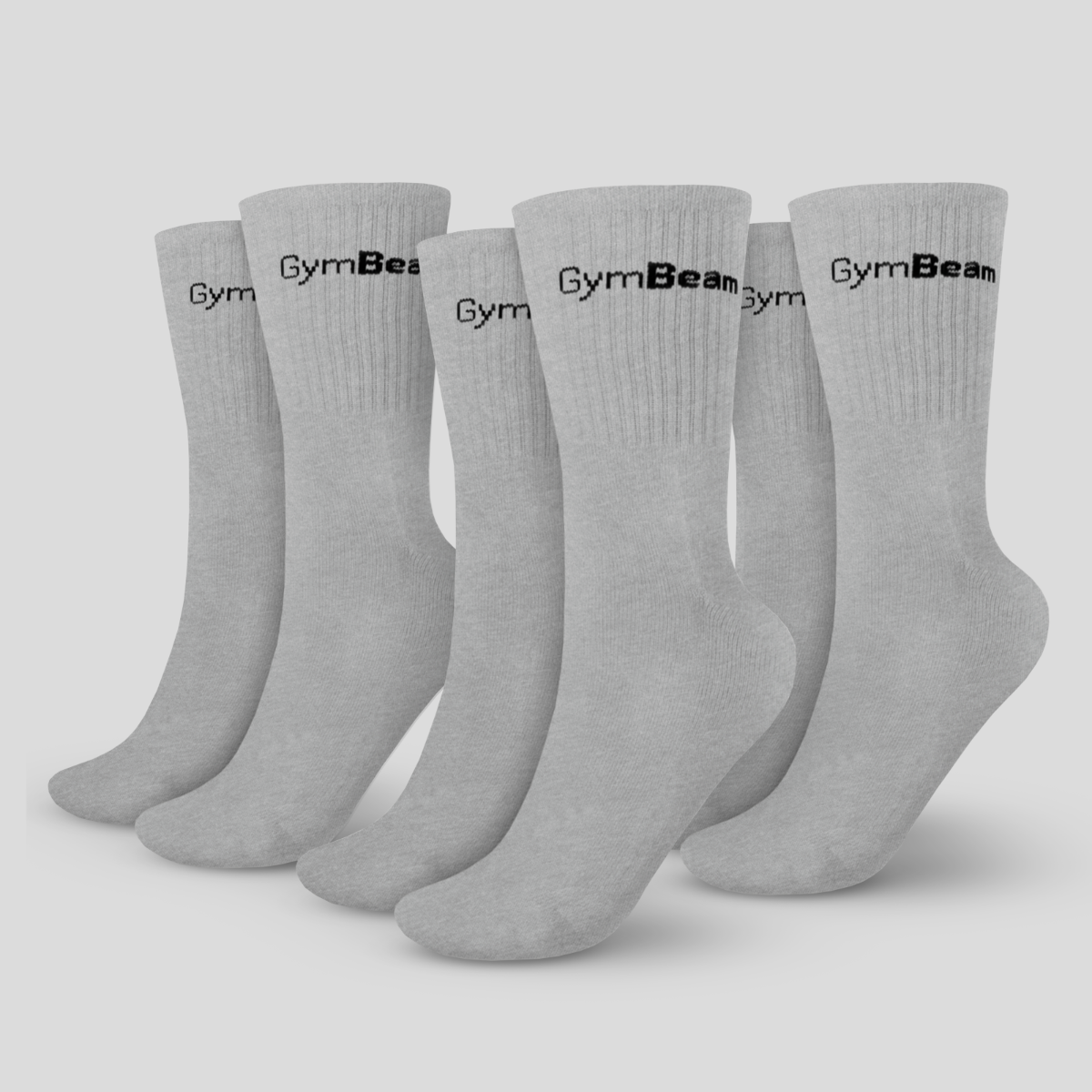 Чорапи 3/4 Socks 3Pack Grey - GymBeam