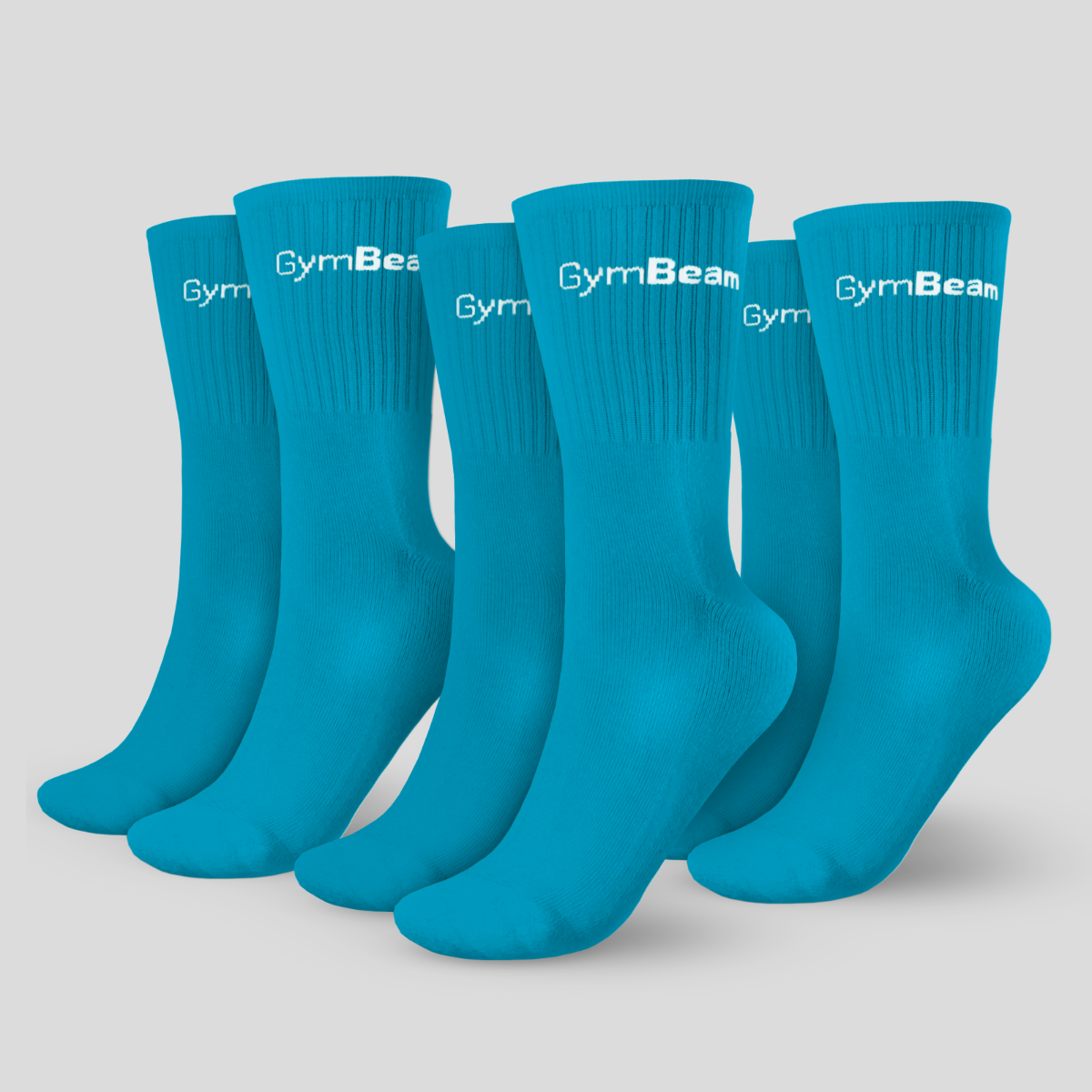Чорапи 3/4 Socks 3Pack Aquamarine - GymBeam
