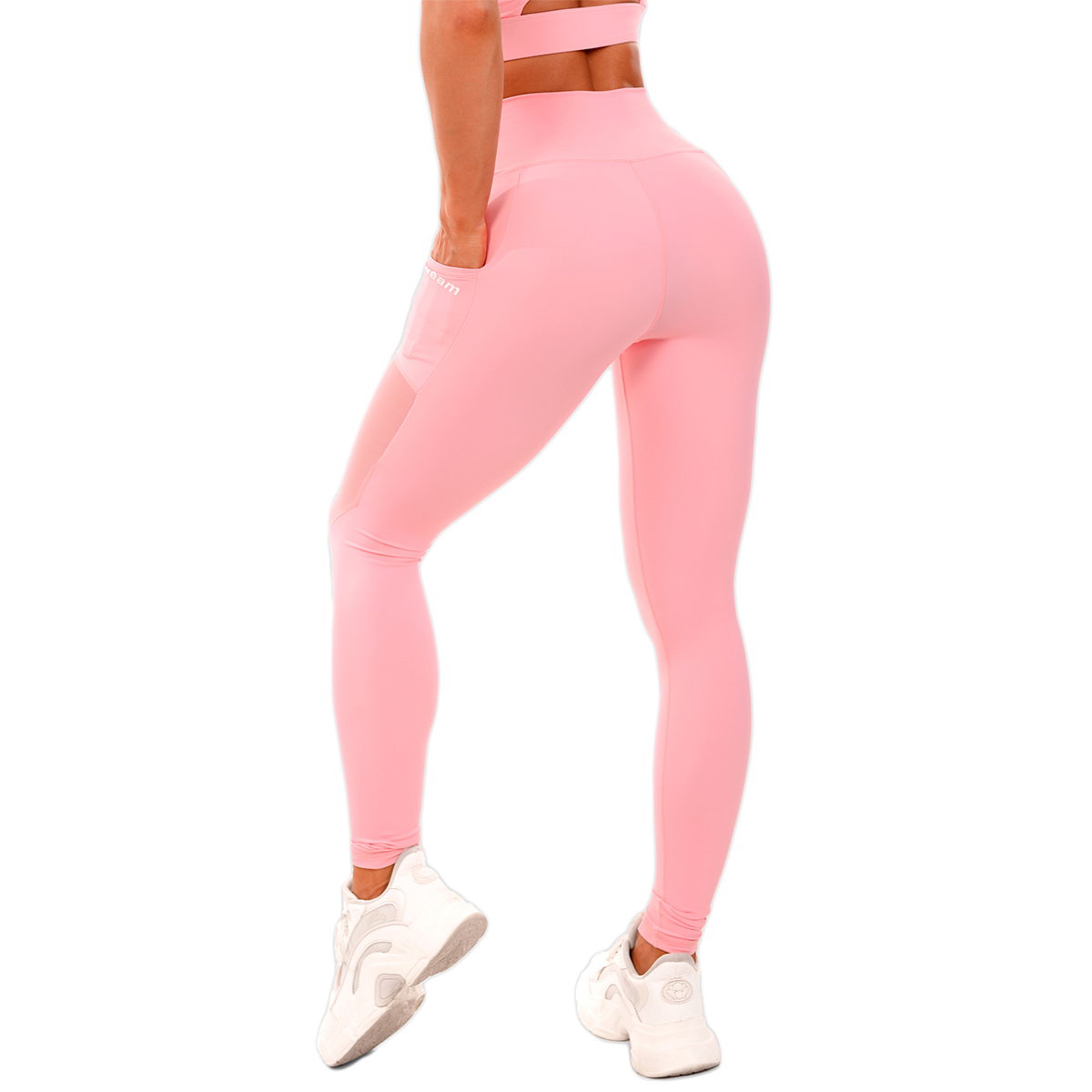 Дамски клин Mesh Panel Pink - GymBeam - Размер: S | Възрастова група: Възрастни | Тегло: 0,2 g | Опаковка: 100 · záber 6