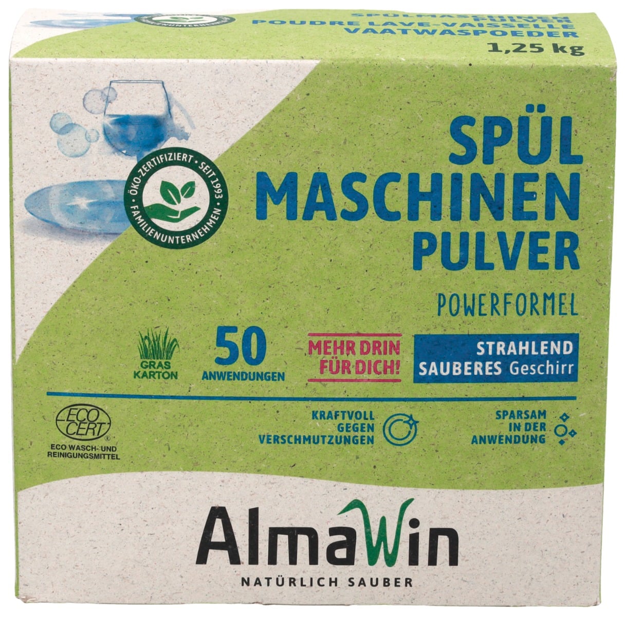 Прах за съдомиялна машина 1,25 кг - AlmaWin