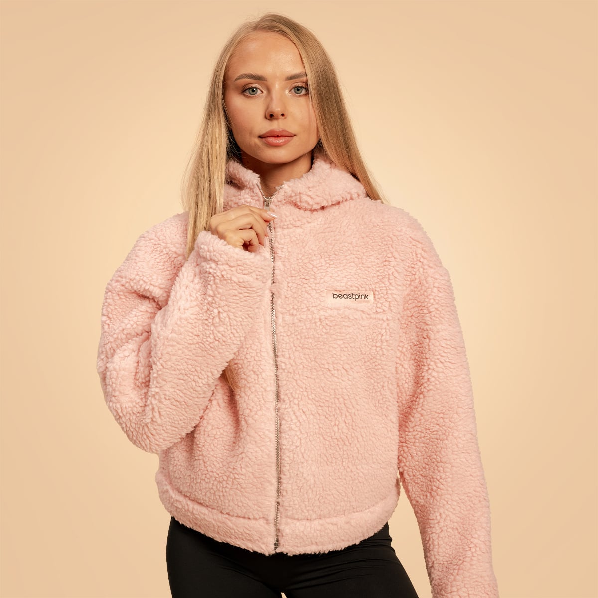 Дамски суичър Bliss Hoodie Jacket Pink - BeastPink