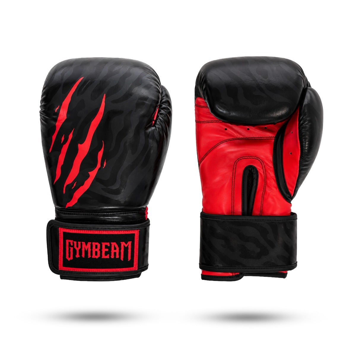 Boxing Gloves Grind Black/Red - GymBeam
