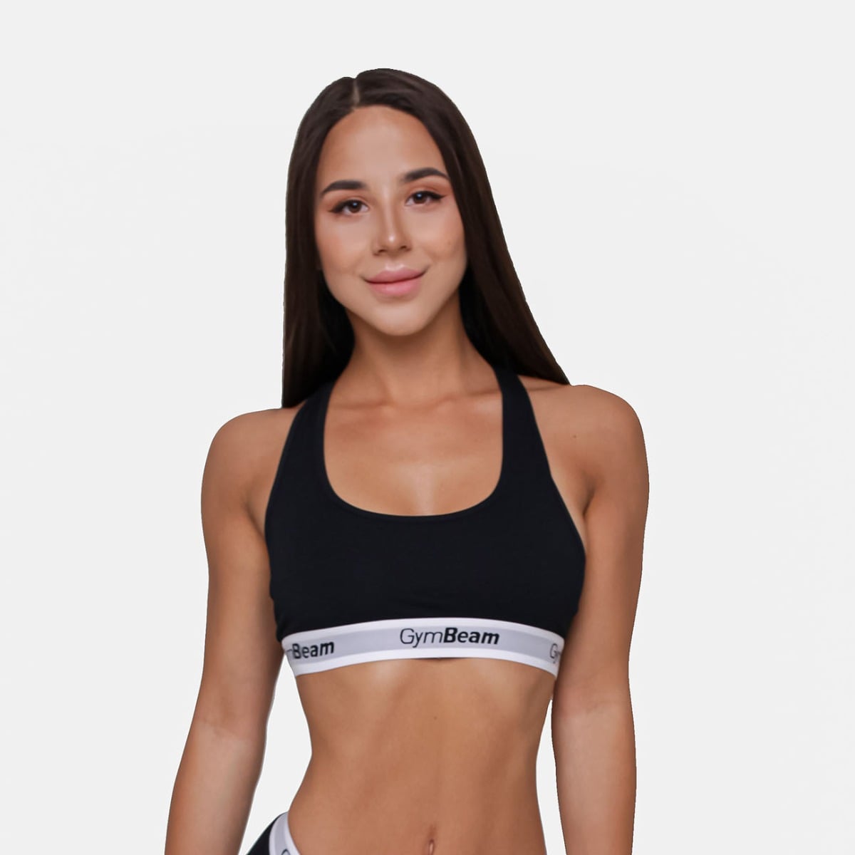 Спортно бюстие Bralette Black - GymBeam
