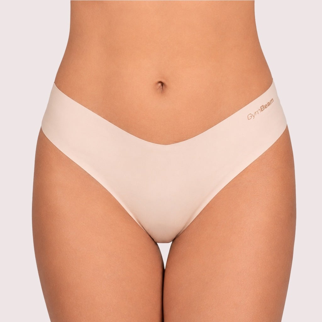Безшевни бикини Comfy 3Pack Beige - GymBeam