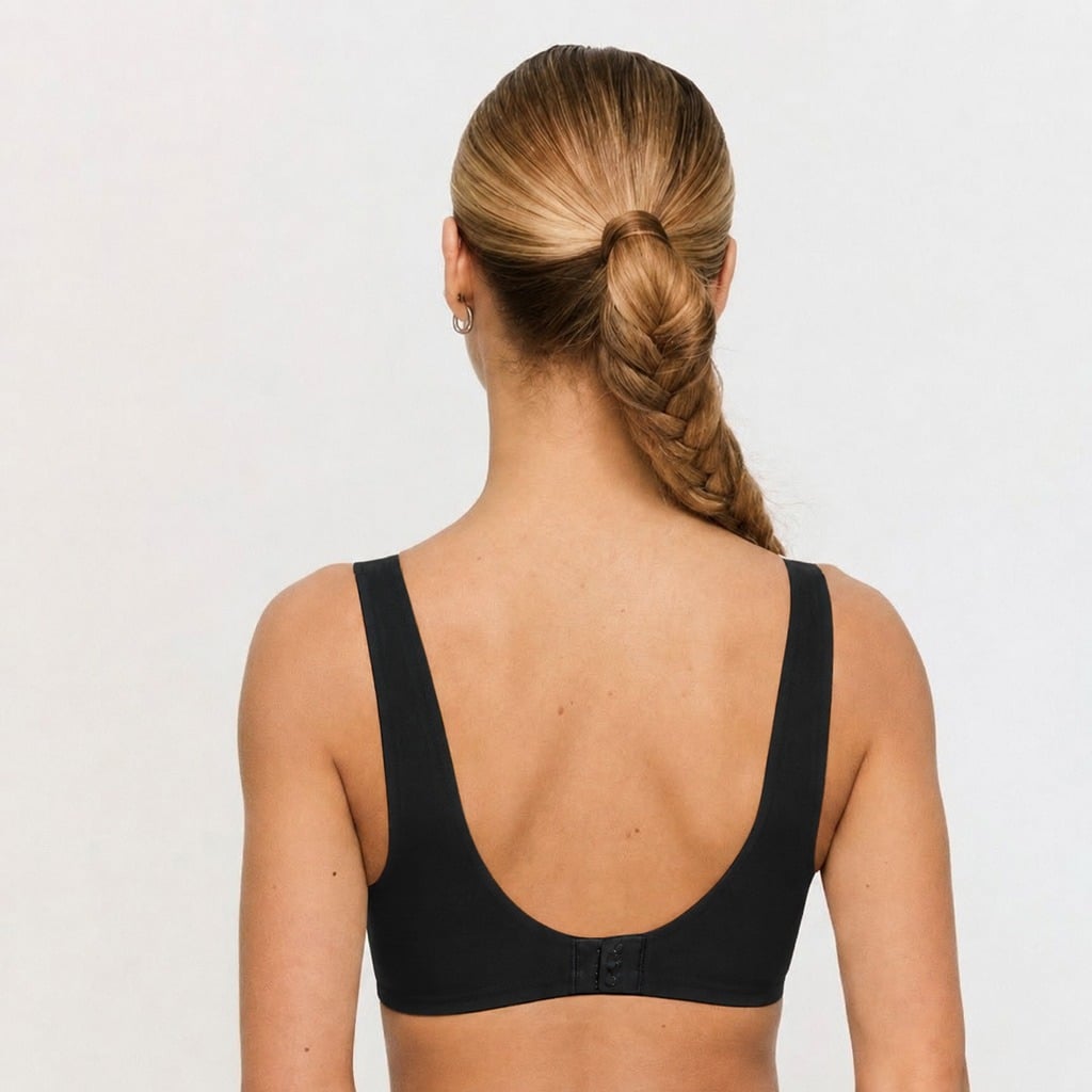 Безшевен сутиен Comfy Black - GymBeam