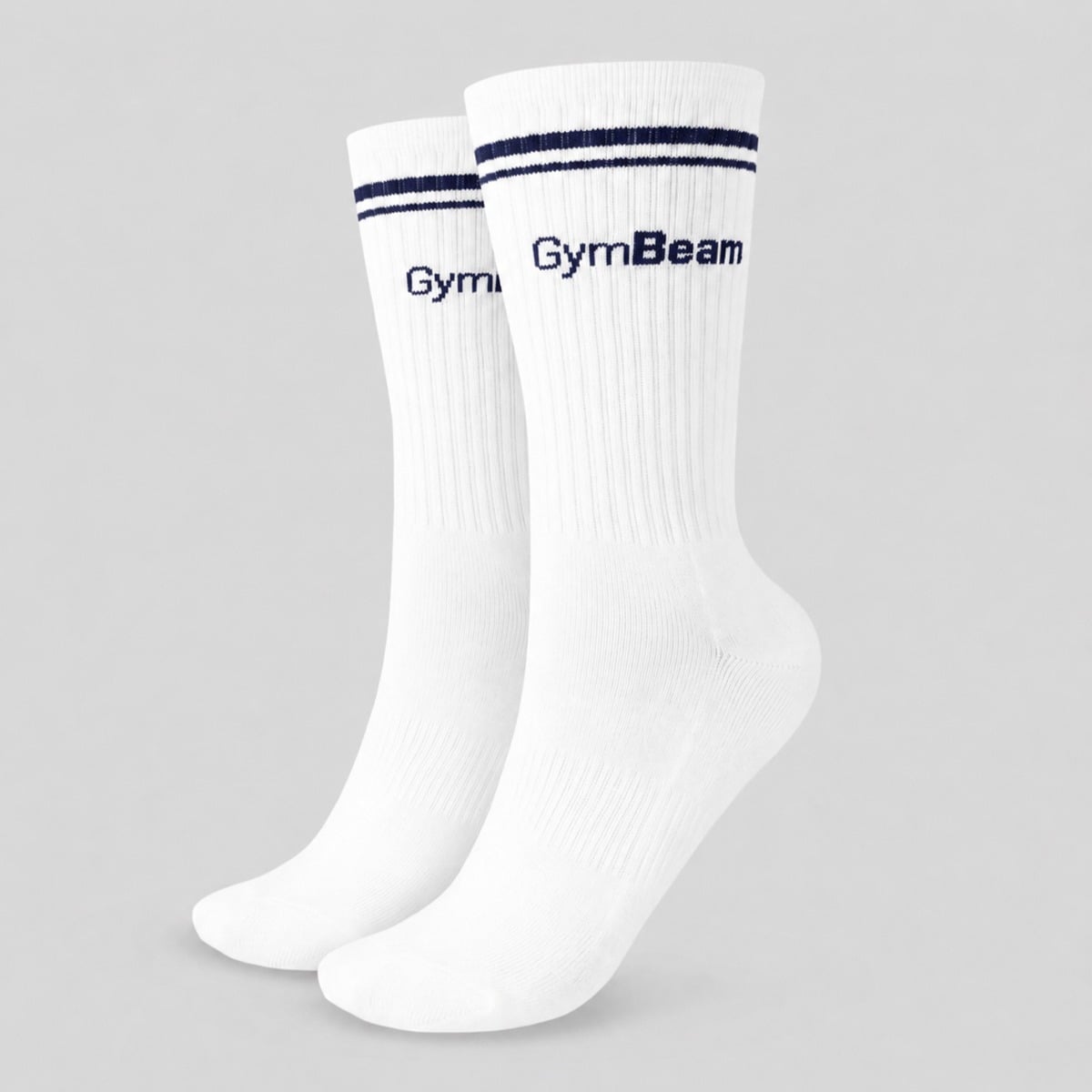 Чорапи Crew White - GymBeam