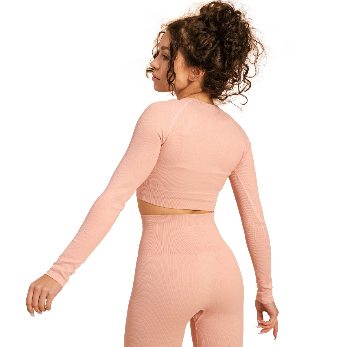 Дамски топ Hyper Crop Top Pink - BeastPink - Размер: XXL | Тегло: 0,302 g · záber 9