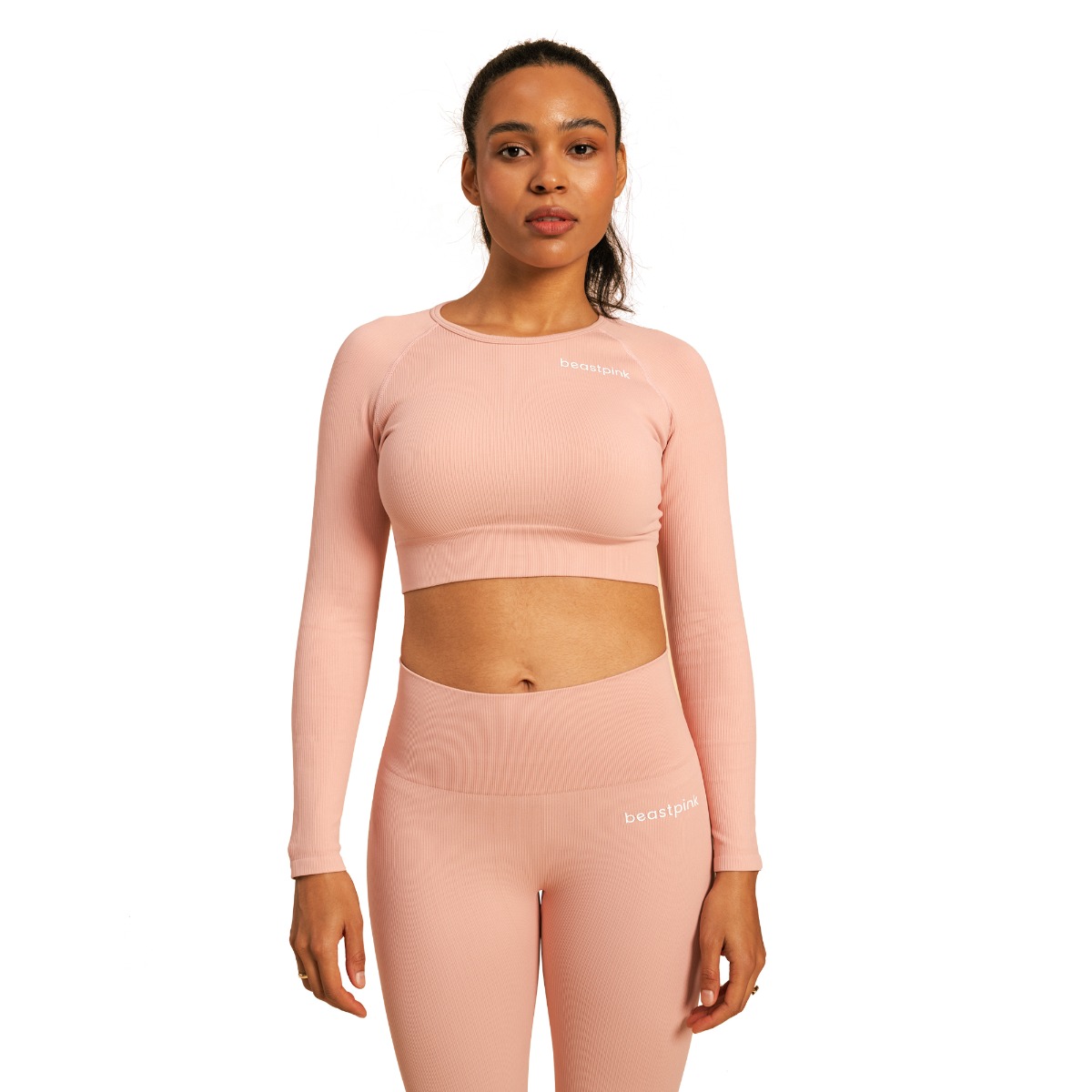 Дамски топ Hyper Crop Top Pink - BeastPink - Размер: XXL | Тегло: 0,302 g · záber 12