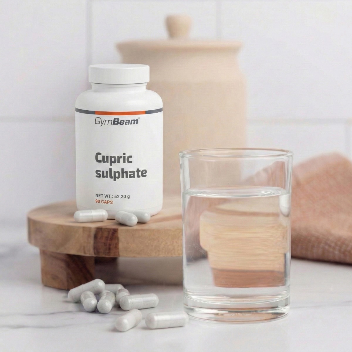 Меден сулфат (Cupric Sulphate) - GymBeam 90 капс