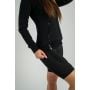 Дамски суичър Nova Zip Up Black - STRIX S