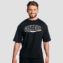 Тениска Athletic Society Boxy Black - GymBeam XL