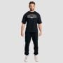 Тениска Athletic Society Boxy Black - GymBeam XL