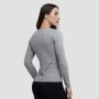 Дамска блуза Basic Long Sleeve T-Shirt Grey - GymBeam XS