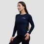 Дамска тениска Basic Long Sleeve T-Shirt Navy - GymBeam M