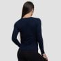 Дамска тениска Basic Long Sleeve T-Shirt Navy - GymBeam M