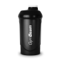Черен шейкър All-Black 700 ml - GymBeam черно