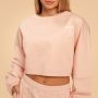 Дамски суичър Bliss Cropped Pink - BeastPink M