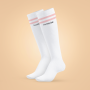 Чорапи High Socks White - BeastPink S