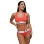 Спортно бюстие Bralette Strawberry Red - GymBeam M