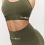 Спортно бюстие Olive Grey – GymBeam S