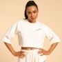 Дамска тениска Cropped Serenity Ivory - BeastPink M