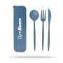 Комплект прибори Cutlery Set 2GO Blue - GymBeam single_variant