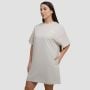 Дамска рокля-тениска Agile T-Shirt Dress Desert - GymBeam L