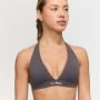Спортен сутиен Fierce Halter Grey - GymBeam XL