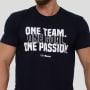 Тениска One Team Navy - GymBeam L