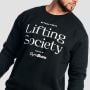 Суичър Lifting Society Black - GymBeam L